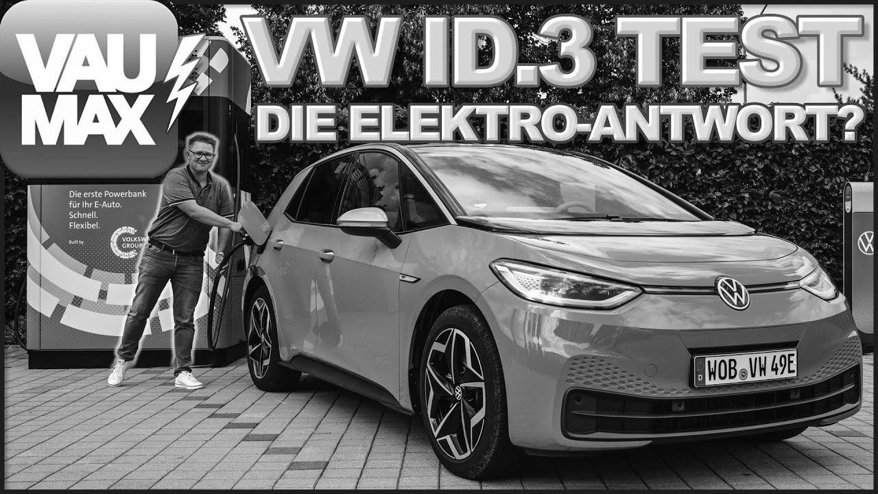 VW ID.3 – The electric reply?  Driving report, know-how & functions in verify |  VAUMAXtv