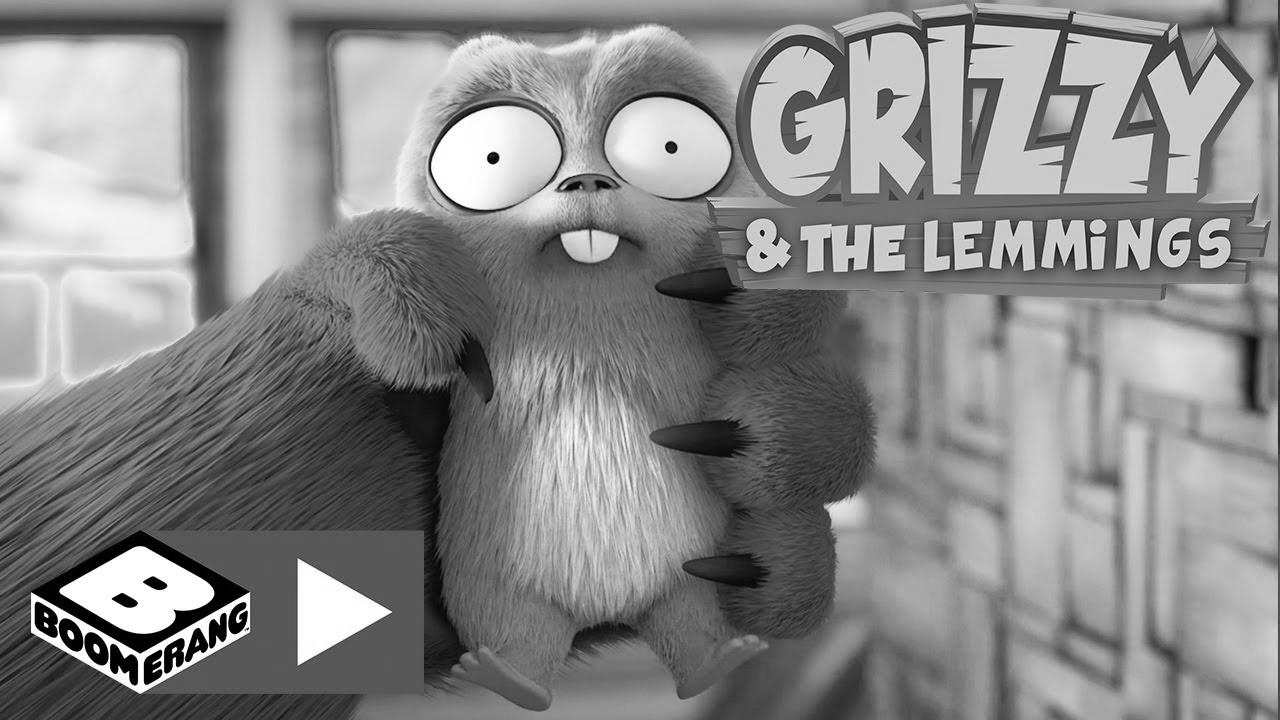 Grizzy and the Lemmings |  Great method |  boomerang