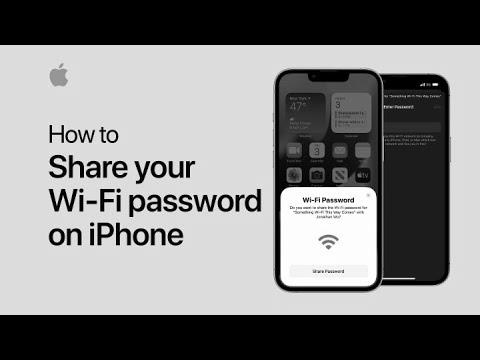 How one can share your Wi-Fi password |  Apple assist