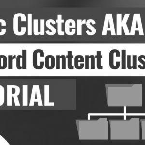 Tips on how to Create Matter Clusters for website positioning AKA Key phrase Content material Clusters