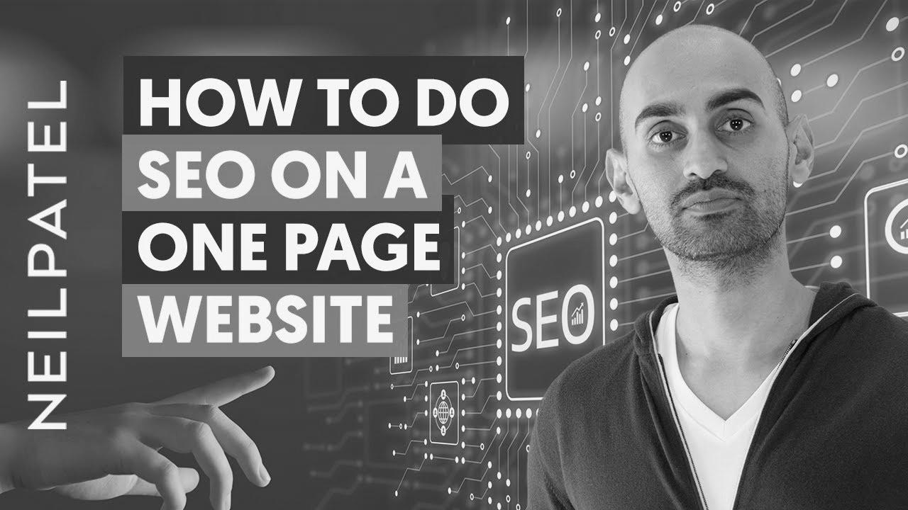 The way to do search engine optimisation on a One Web page Website