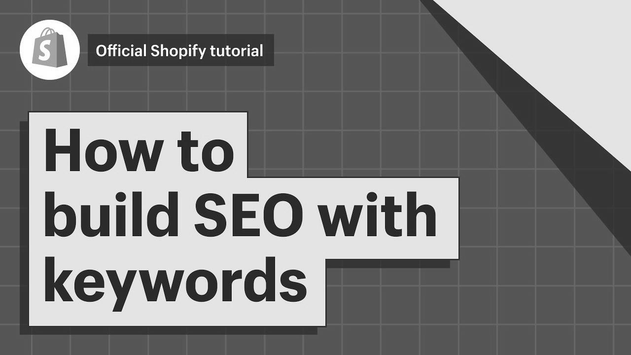 How To Construct SEO Through Keywords ||  Shopify Assist Middle