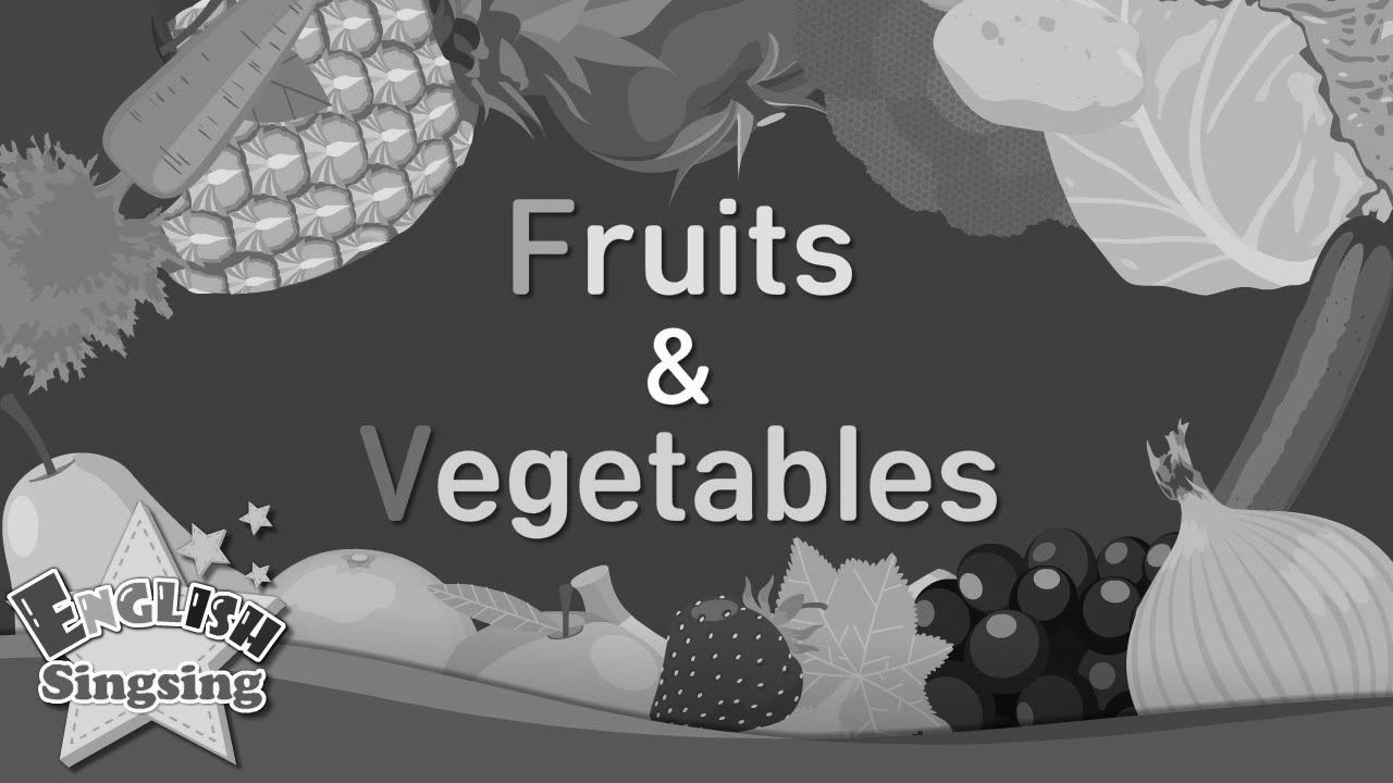 Youngsters vocabulary -[Old] Fruits & Vegetables – Learn English for youths – English instructional video