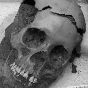 Police found 150 skulls at a “crime scene” in Mexico. It seems the victims, principally ladies, were ritually decapitated over 1,000 years ago.