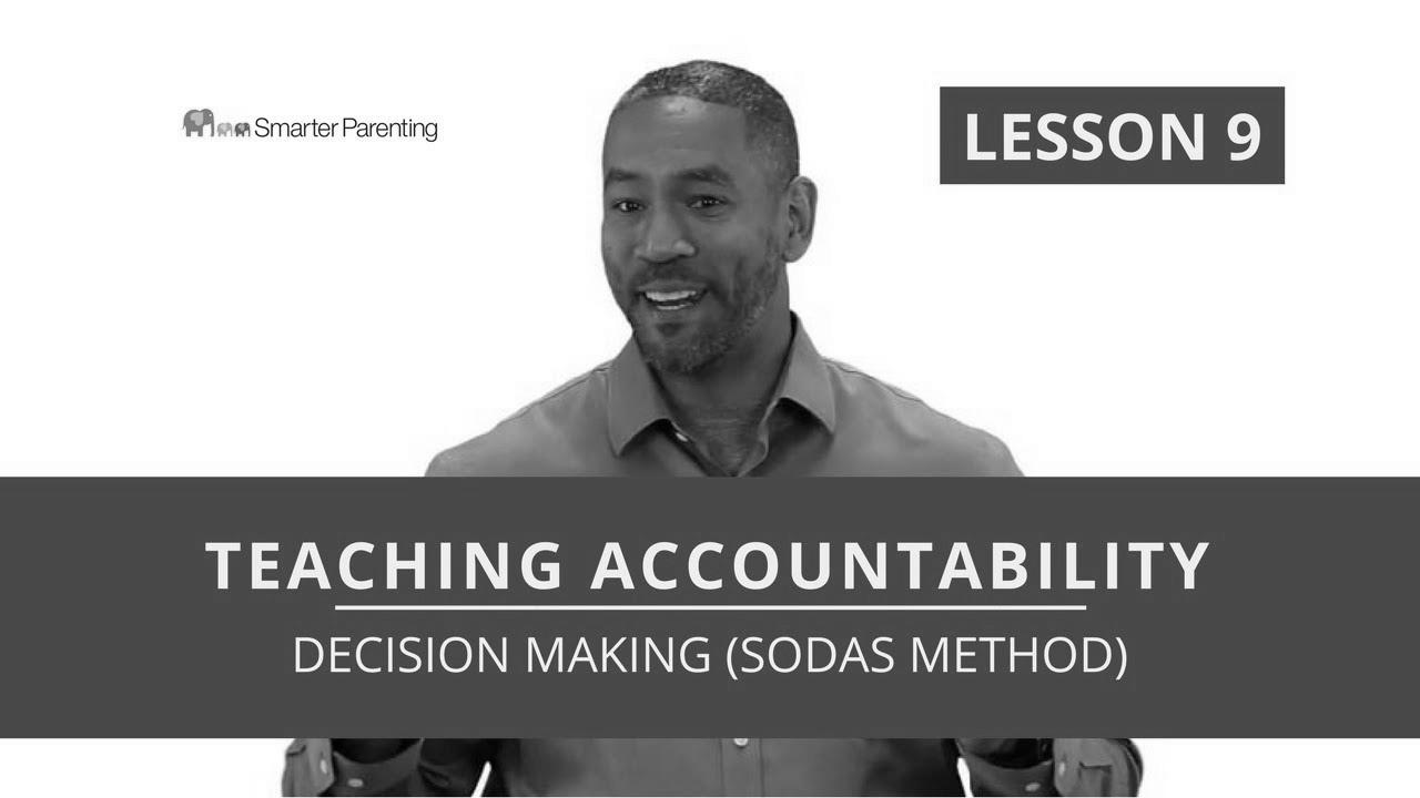 Help youngsters make good decisions |  Choice Making skill (SODAS Method)