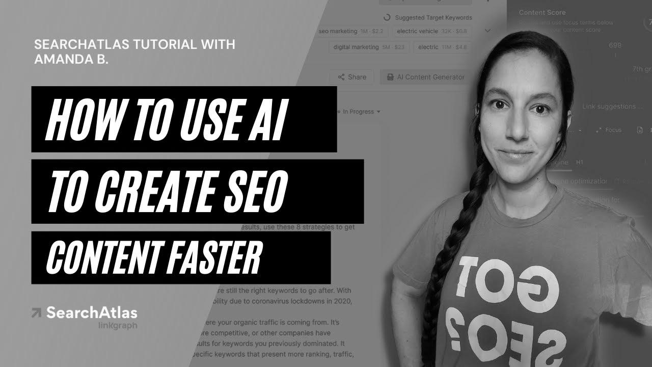 The way to Use AI to Create search engine optimization Content Sooner |  Search Atlas Tutorial