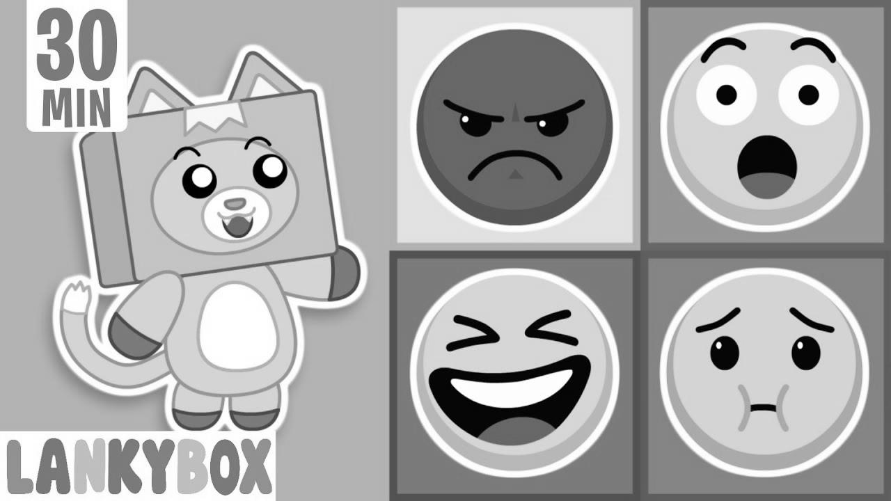 Study Emotions with LankyBox – Humorous Emoji Stories for Children |  LankyBox Channel Kids Cartoon