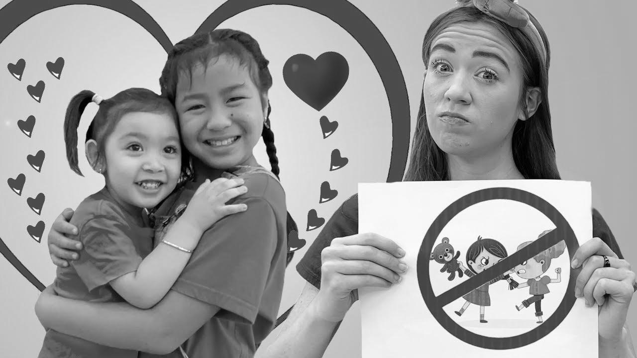 Jannie and Maddie Learn Rules for Children |  Kids Learn Sharing is Caring and Extra Guidelines