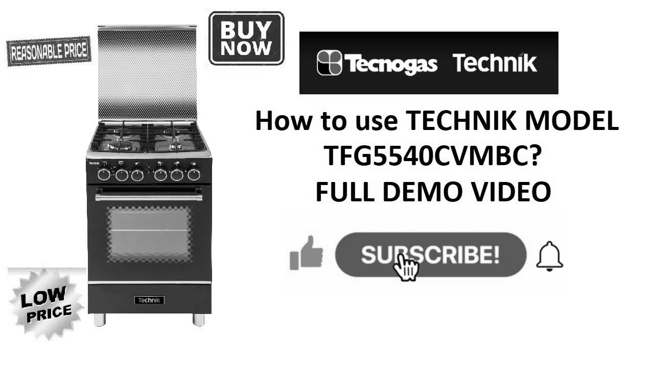 Easy methods to use TFG5540CVMBC |  50CM Method Cooking Range |  PINAKAMURA NA TECHNIK COOKING RANGE (Tagalog)